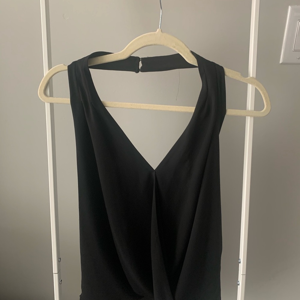 Black Halter top